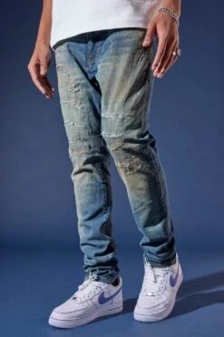 Hudson Denim (Azure) -Jordan Craig Shop JS2273 MESA WASH MODEL1 99418f5a 7feb 4f3a b82f befcd5f76d6e