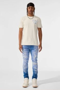 SYIP T-Shirt -Jordan Craig Shop JS2285 AZURE MODEL1 c4e19229 3b08 45e3 8531 3fae7e0aa858