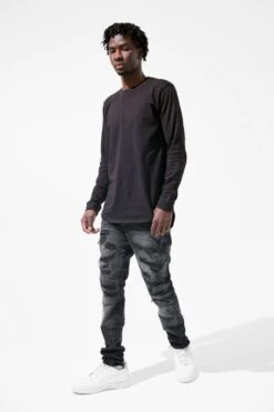 Sean - Crouching Tiger Denim (Industrial Black) 6 Sean - Crouching Tiger Denim (Industrial Black) -Jordan Craig Shop JS91628 INDUSTRIAL BLACK MODEL1