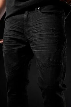 Sean - Tribeca Twill Pants (Core Colors) -Jordan Craig Shop JS990R BLACK MODEL4