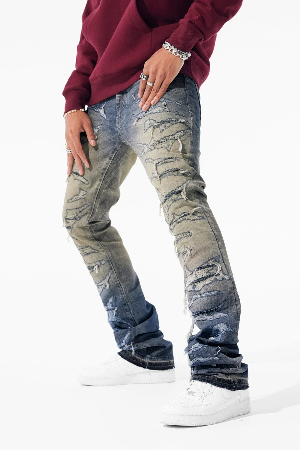 Martin Stacked - Sahara Denim 1 Martin Stacked - Sahara Denim