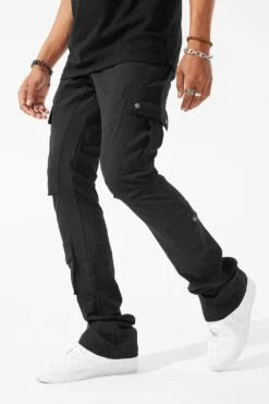 Martin Stacked - Rodeo Cargo Pants -Jordan Craig Shop JTF219 BLACK MODEL1