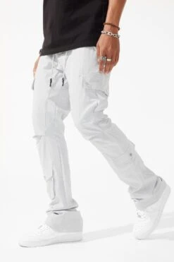 Martin Stacked - Rodeo Cargo Pants -Jordan Craig Shop JTF219 LIGHT GREY MODEL1