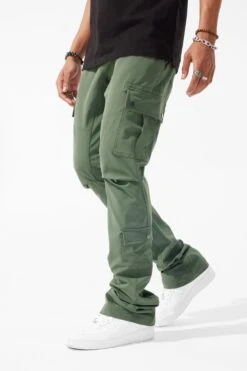 Martin Stacked - Rodeo Cargo Pants -Jordan Craig Shop JTF219 OLIVE MODEL1