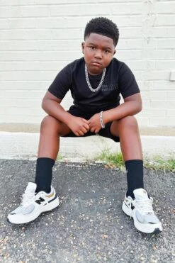 Kids Paradise Tonal Shorts 23 Kids Paradise Tonal Shorts -Jordan Craig Shop KIDS SYIPTEE BLACK MODEL1 565cbc8b f81d 4ac1 9127 f41e72ae767e