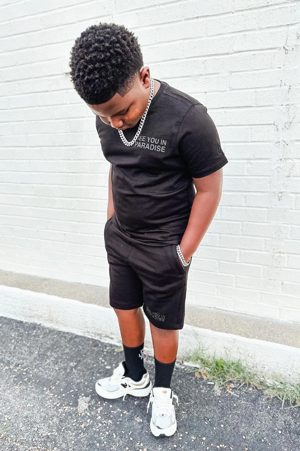 Kids Paradise Tonal Shorts 1 Kids Paradise Tonal Shorts