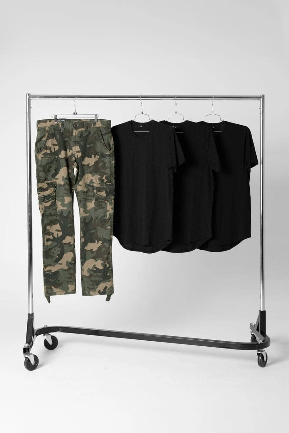 XAVIER OG CAMO CARGO & SCALLOP T-SHIRT 3 PACK (BLACKOUT) 1 XAVIER OG CAMO CARGO & SCALLOP T-SHIRT 3 PACK (BLACKOUT)