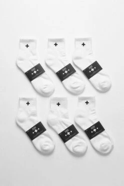Sock Bundle 6 Pack (White)