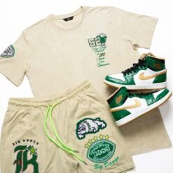 Athletic - Varsity Mesh Shorts (Khaki Bone) -Jordan Craig Shop VARSITY SET BONE GRID2 207a1a82 90b8 4bfd 98d5 9c74f57f9d7e