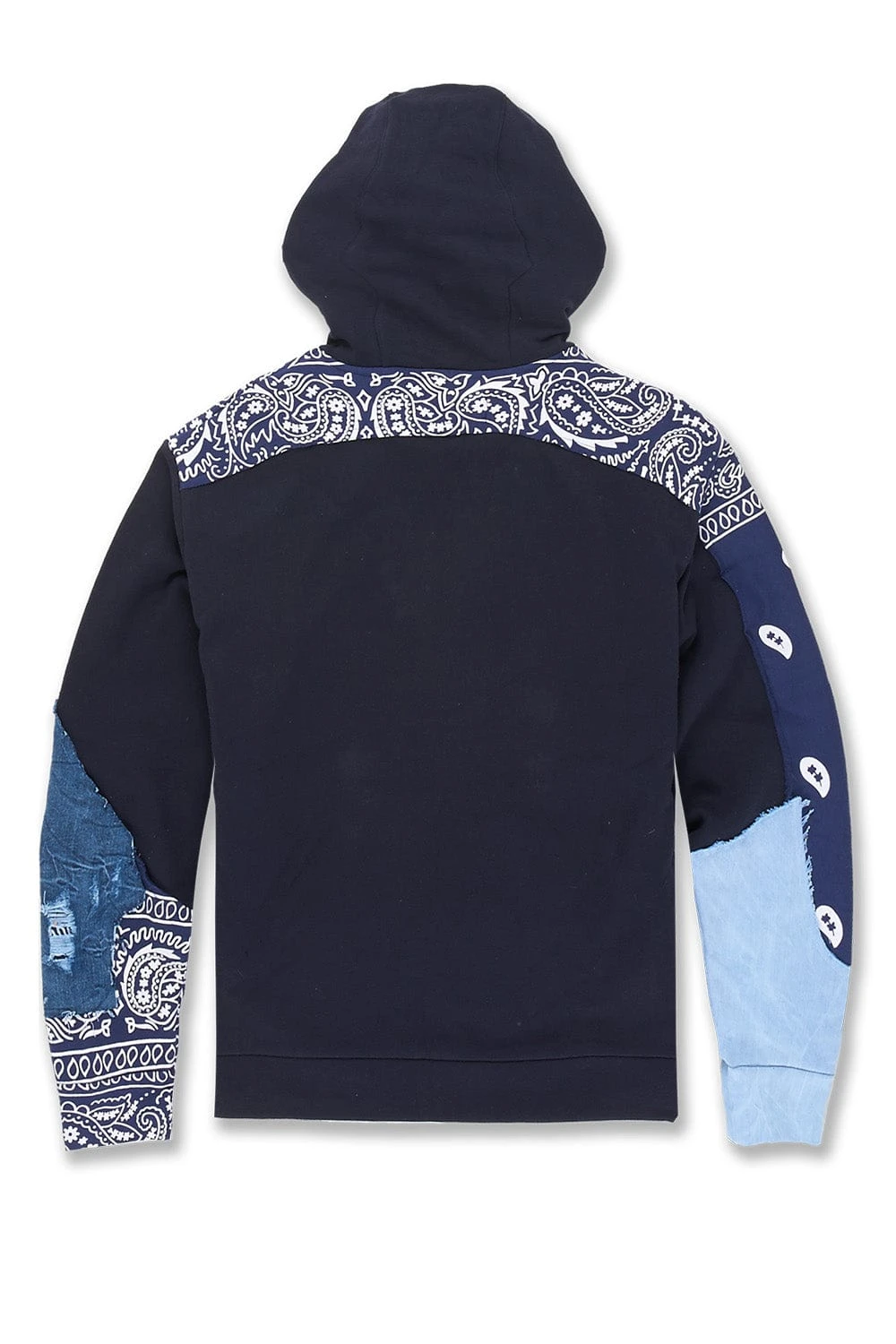 Big Men's Paisley Pullover Hoodie (Colts) 2 Big Men's Paisley Pullover Hoodie (Colts) - Image 2