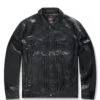 Thriller Trucker Jacket (Black) -Jordan Craig Shop WEB 0000 JJ1121 BLACK F
