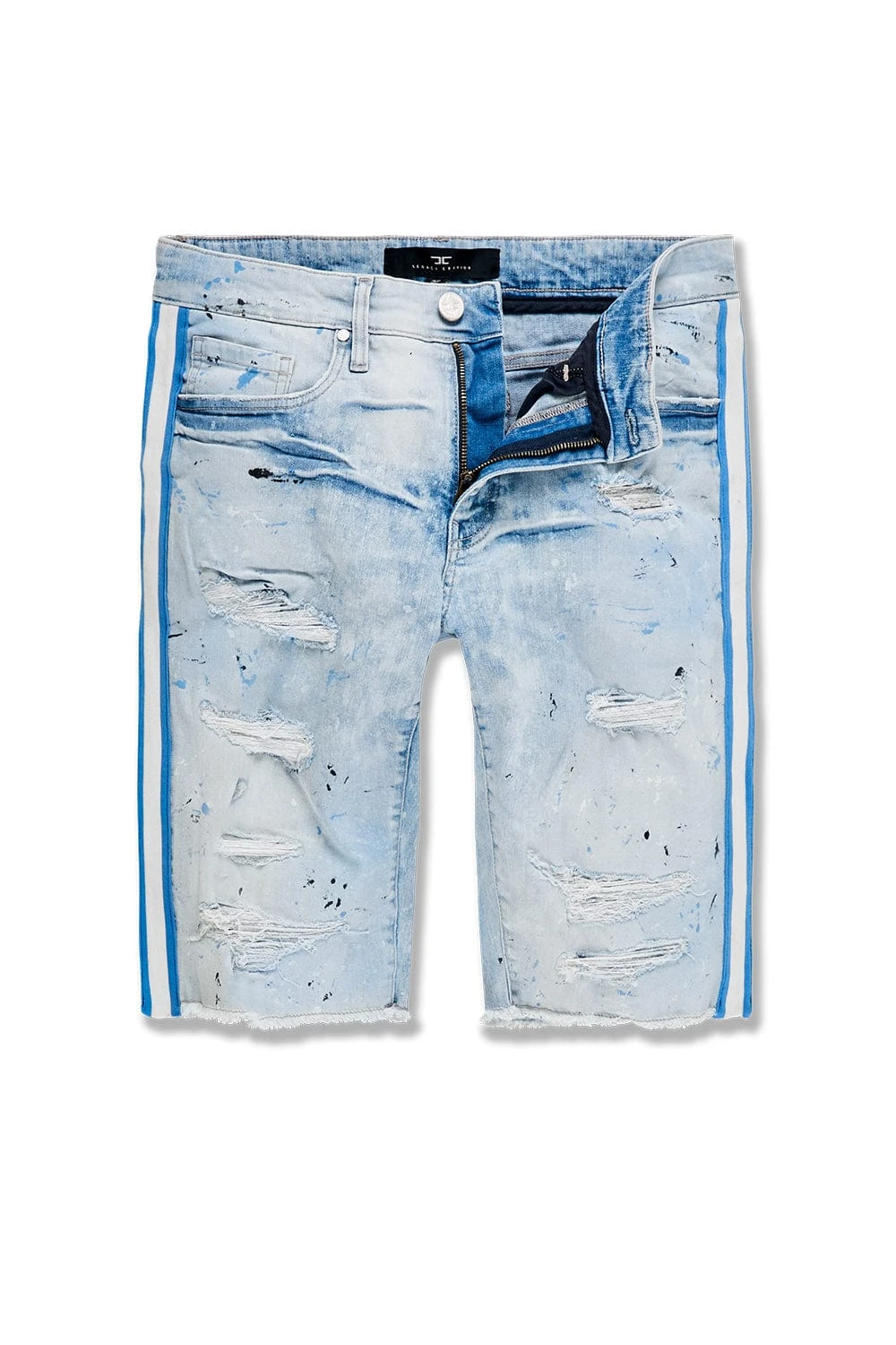 Big Men's OG Odyssey Striped Denim Shorts 5 Big Men's OG Odyssey Striped Denim Shorts - Image 5