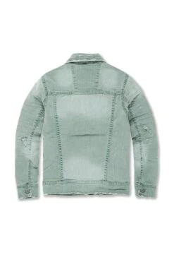 Kids Tribeca Twill Trucker Jacket (Washed Colors) 15 Kids Tribeca Twill Trucker Jacket (Washed Colors) -Jordan Craig Shop WEB 0002 JJ950RK LIGHT SAGE B 1c0a2373 ccf8 4d65 9960 52952cd4ba3b