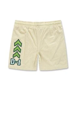 Athletic - Varsity Mesh Shorts (Khaki Bone) -Jordan Craig Shop WEB 0003 8462S KHAKI BONE B