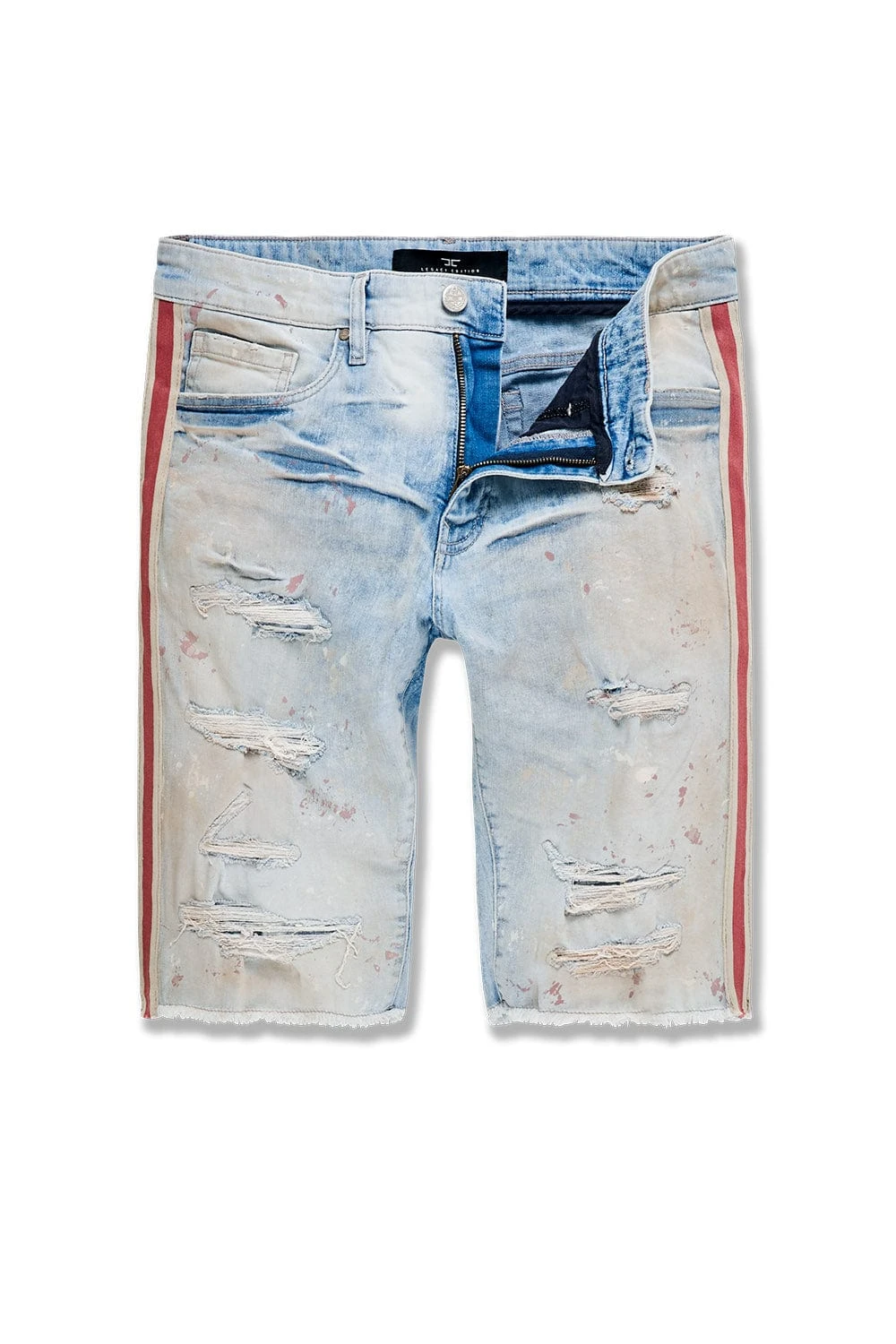 Big Men's OG Odyssey Striped Denim Shorts 7 Big Men's OG Odyssey Striped Denim Shorts - Image 7