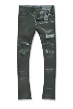Kids Stacked Thriller Pants (Olive)