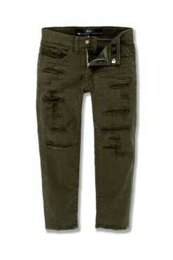 Kids Tribeca Twill Pants (Core Colors) 30 Kids Tribeca Twill Pants (Core Colors) -Jordan Craig Shop WEB 0004 JS900RK ARMY GREEN F