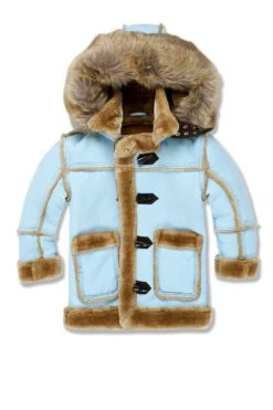 Kids Denali Shearling Jacket (Pastel Colors) -Jordan Craig Shop WEB 0007 91540PK SKY F 8be1aed3 f8d4 467b 8ac1 f9db520f8376