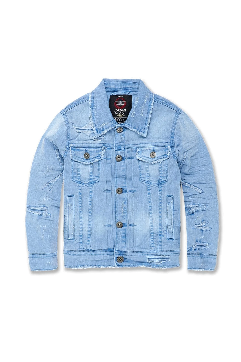 Kids Tribeca Twill Trucker Jacket (Washed Colors) 3 Kids Tribeca Twill Trucker Jacket (Washed Colors) - Image 3