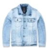 Kids Bayside Denim Trucker Jacket (Sky Blue) 5 Kids Bayside Denim Trucker Jacket (Sky Blue) -Jordan Craig Shop WEB 0009 JJ350RK SKY BLUE F