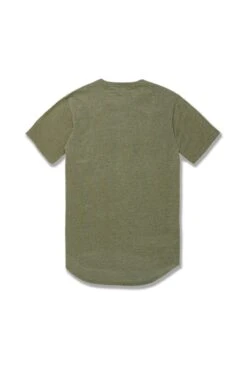 BIG MEN'S SCALLOP T-SHIRT 3 PACK BUNDLE (EARTH TONE) -Jordan Craig Shop WEB 0010 8991A STONE MOSS B