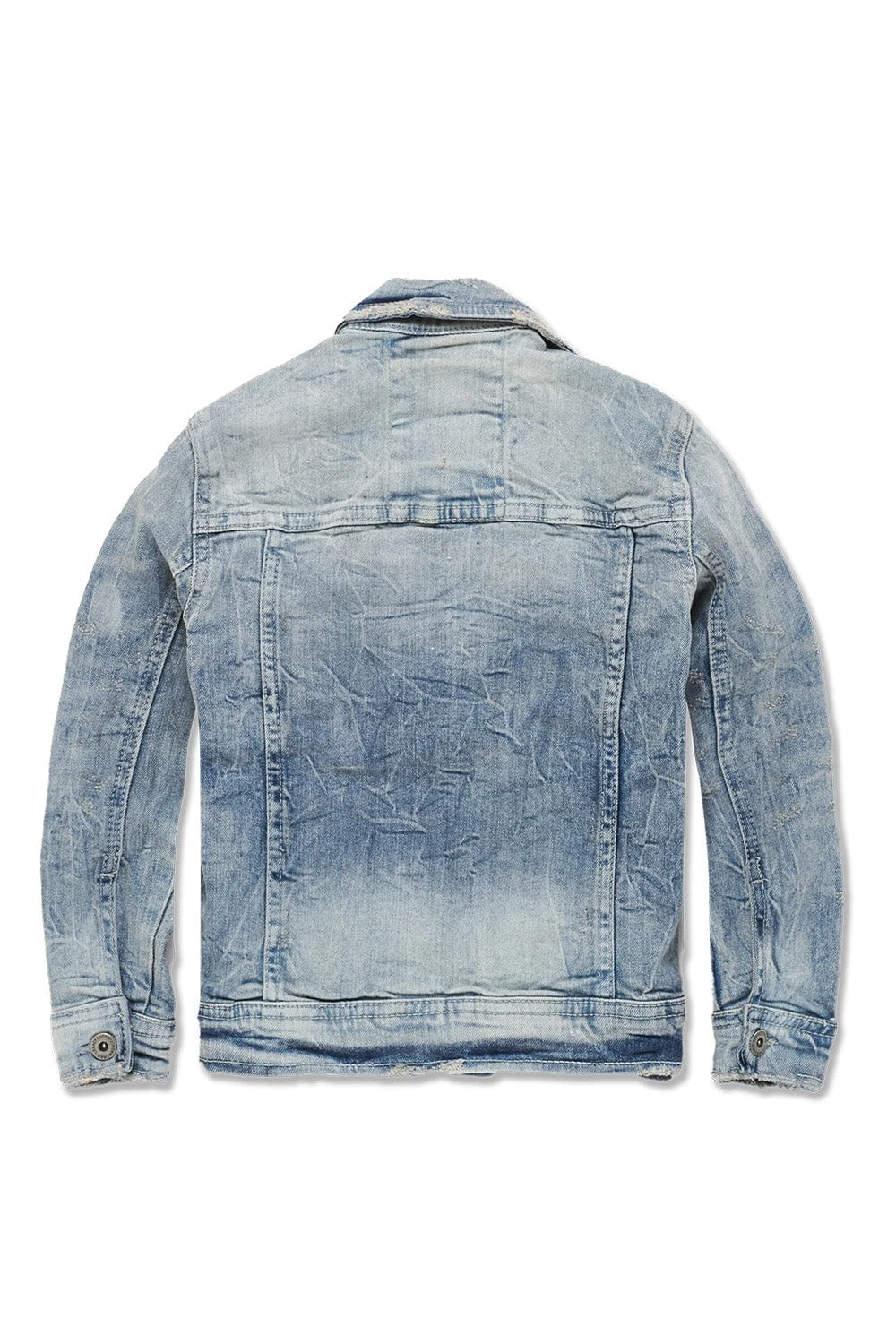 Kids Bayside Denim Trucker Jacket (Iced Lager) 2 Kids Bayside Denim Trucker Jacket (Iced Lager) - Image 2