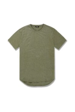 BIG MEN'S SCALLOP T-SHIRT 3 PACK BUNDLE (EARTH TONE) -Jordan Craig Shop WEB 0011 8991A STONE MOSS F
