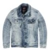 Kids Bayside Denim Trucker Jacket (Iced Lager) -Jordan Craig Shop WEB 0011 JJ350RK ICED LAGER F