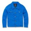 Kids Tribeca Twill Trucker Jacket (Royal) -Jordan Craig Shop WEB 0015 JJ900RK ROYAL F