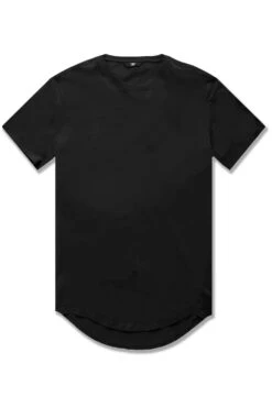 Big Men's Scallop T-Shirt -Jordan Craig Shop WEB 0034 8991A BLACK F