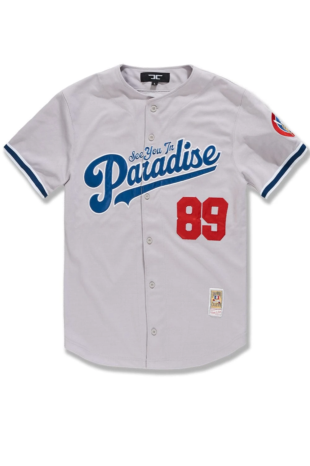 City Of Angels Baseball Jersey (Grey) 4 City Of Angels Baseball Jersey (Grey) - Image 4