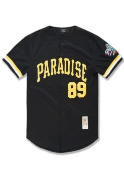 Steel City Baseball Jersey (Black) 9 Steel City Baseball Jersey (Black) -Jordan Craig Shop WEB 2049 BLACK F