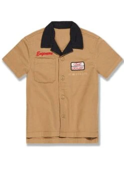 Kids The Re-Up Mechanic Shirt -Jordan Craig Shop WEB 2051K WHEAT F