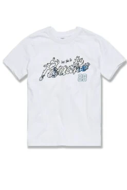 Kids Ibiza T-Shirt (Blue Floral)