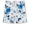 Kids Ibiza Lounge Shorts (Blue Floral) -Jordan Craig Shop WEB 2053SK BLUE FLORAL F