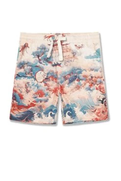 Kids Ibiza Lounge Shorts (Coral)