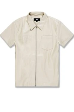 Thriller Full Zip S/S Shirt 26 Thriller Full Zip S/S Shirt -Jordan Craig Shop WEB 2055 KHAKI F