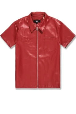 Thriller Full Zip S/S Shirt 37 Thriller Full Zip S/S Shirt -Jordan Craig Shop WEB 2055 RED F