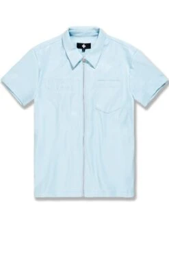 Thriller Full Zip S/S Shirt 32 Thriller Full Zip S/S Shirt -Jordan Craig Shop WEB 2055 SKY BLUE F