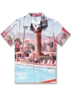 Kids Wanderlust Party Shirt -Jordan Craig Shop WEB 2060K FLAMINGO F