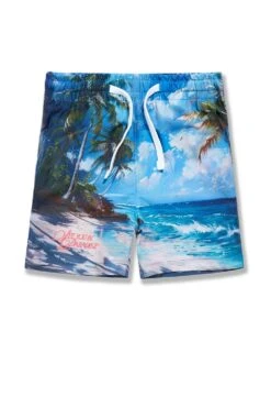 Kids Wanderlust Party Shorts -Jordan Craig Shop WEB 2060SK CLEARWATER F