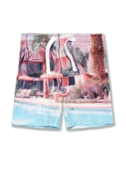 Kids Wanderlust Party Shorts -Jordan Craig Shop WEB 2060SK FLAMINGO F