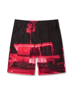 Retro - Wanderlust Party Shorts 36 Retro - Wanderlust Party Shorts -Jordan Craig Shop WEB 2060S MIDNIGHT F