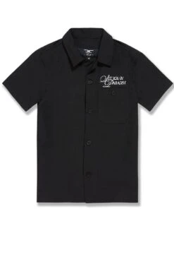 Kids Oakland Mechanic S/S Shirt 33 Kids Oakland Mechanic S/S Shirt -Jordan Craig Shop WEB 2061K BLACK F