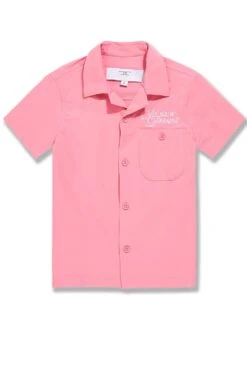 Kids Oakland Mechanic S/S Shirt 27 Kids Oakland Mechanic S/S Shirt -Jordan Craig Shop WEB 2061K PINK F