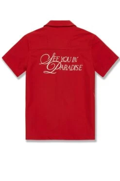 Kids Oakland Mechanic S/S Shirt 30 Kids Oakland Mechanic S/S Shirt -Jordan Craig Shop WEB 2061K RED B