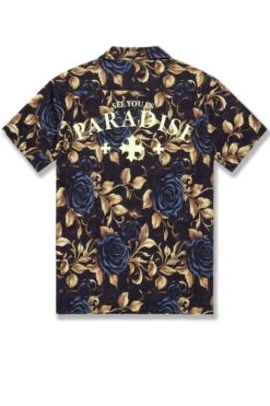 New Beginnings S/S Party Shirt (Gold) -Jordan Craig Shop WEB 2063 GOLD B
