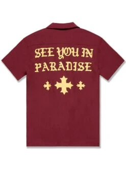SYIP Mechanic S/S Shirt -Jordan Craig Shop WEB 2064 WINE B