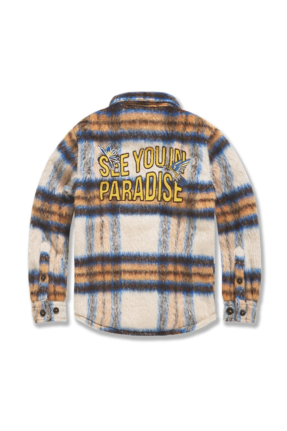 Kids See You In Paradise Flannel Shacket (Meadow) 2 Kids See You In Paradise Flannel Shacket (Meadow) - Image 2