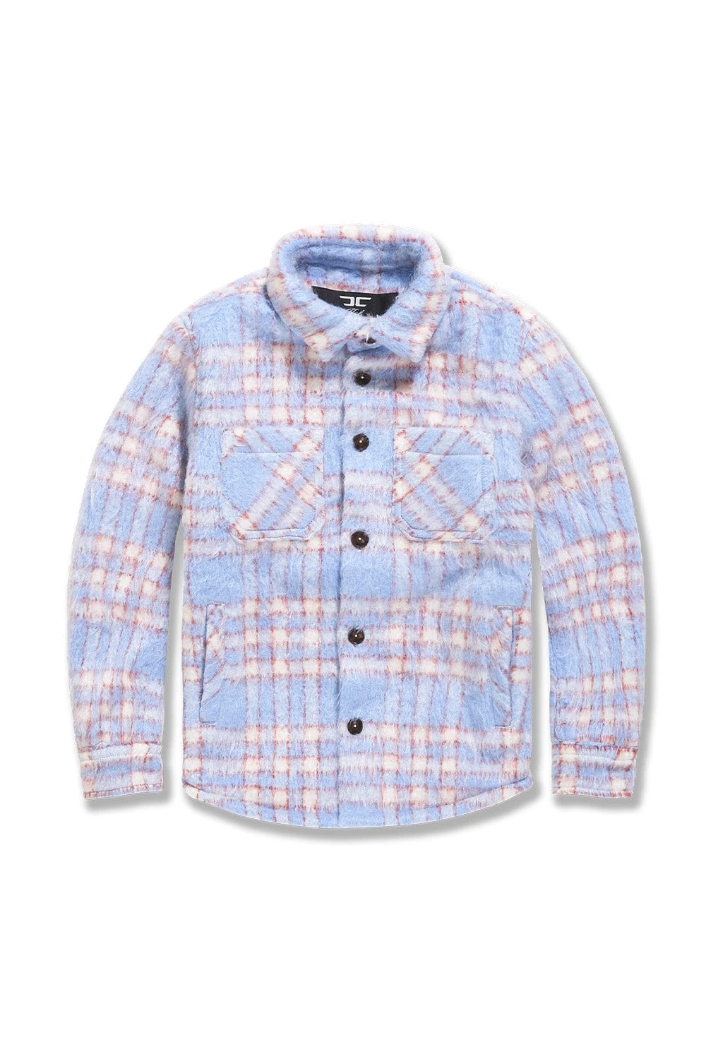 Kids See You In Paradise Flannel Shacket (Sky Blue) 1 Kids See You In Paradise Flannel Shacket (Sky Blue)